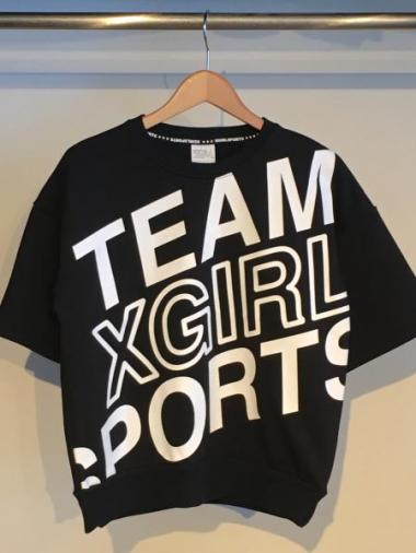 X-girl Sports SWEAT S/S TOP BIG LOGO