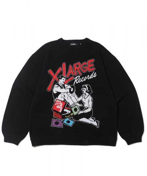 XLARGE LISTEN TO THE RECORD SWEATER