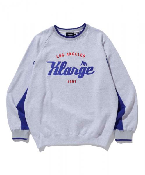 XLARGE TEAM LOGO 2TONE CREWNECK SWEAT