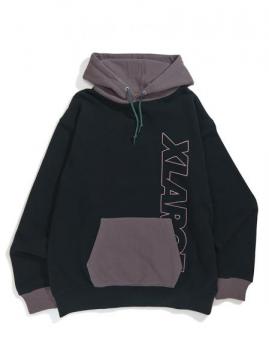 XLARGE 2TONE PULLOVER HOODED SWEAT