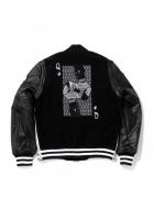 BAL QUEEN SIDE ZIP VARSITY JACKET