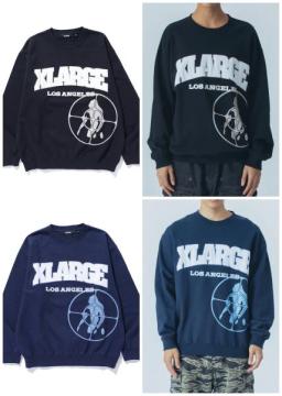 XLARGE TARGET LOGO CREWNECK SWEATSHIRT