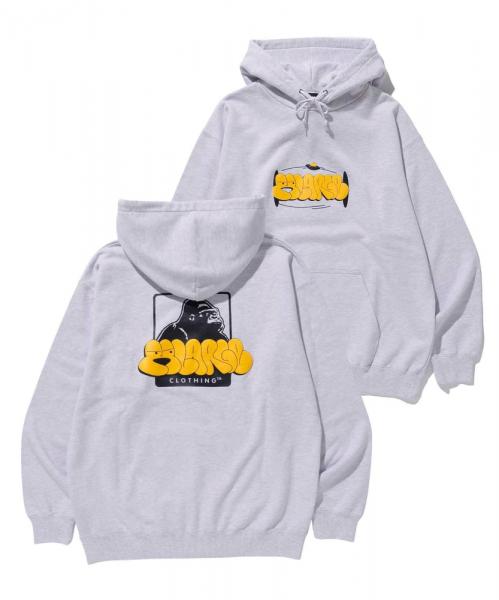 XLARGE GRAFFITI PIGMENT PULLOVER HOODED