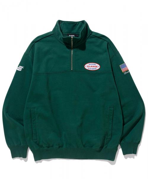 XLARGE CLASSIC OVAL LOGO HALF ZIP SWEAT