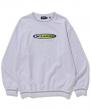 XLARGE STRIPED RIB CREWNECK SWEAT