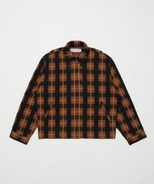 BAL PLAID ZIP SHIRT BLOUSON