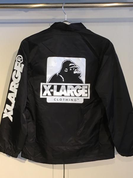 X-LARGE エクストララージ バックロゴプリント コーチジャケット