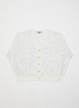 BAL JACQUARD WOOL CARDIGAN