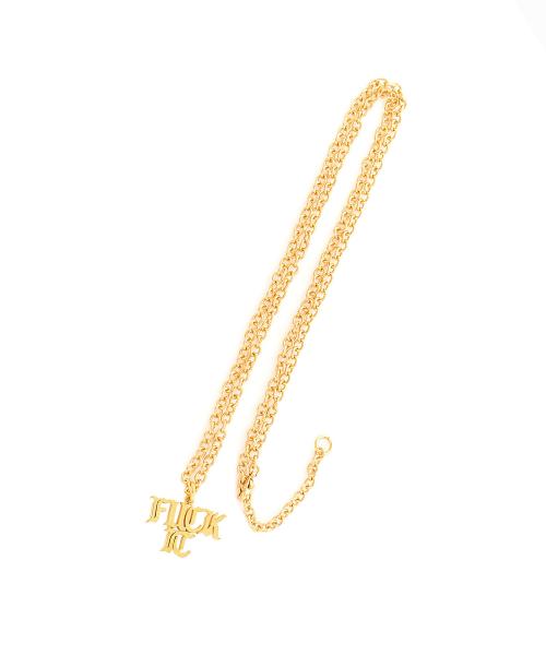 HUF FUCK IT GOLD NECKLACE | KENES