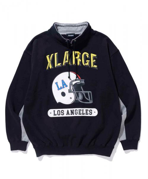 XLARGE FOOTBALL STAND COLLAR SWEAT