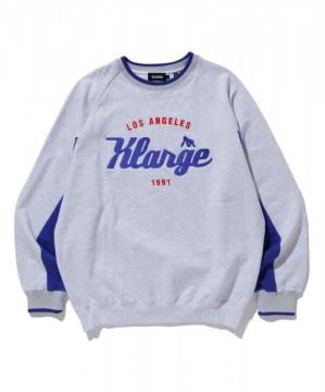 XLARGE TEAM LOGO 2TONE CREWNECK SWEAT