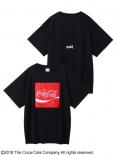 X-girl COCA-COLA BY X-GIRL SATIN PATCH S/S BIG TEE