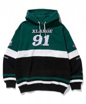 XLARGE TEAM PANELED HOODED SWEAT