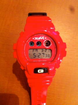 xgirl\\xlargeコラボＧ-SHOCK   xgirlモデル電池切れ