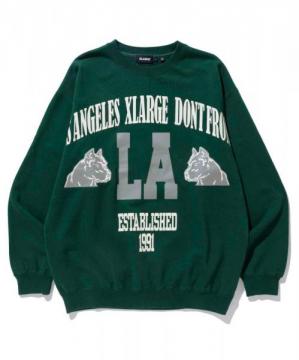 XLARGE BIG PRINT CREW NECK SWEAT