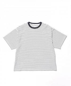 FIRST DOWN BAGGY TEE S/S COTTON BORDER JERSEY