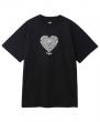 X-girl GEOMETRIC HEART S/S TEE