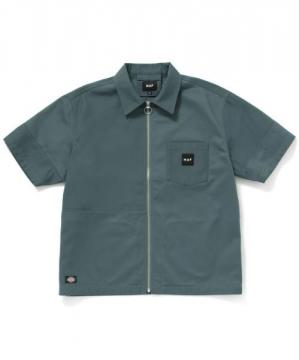 HUF WORKER ZIP S/SL SHIRT for DICKIES®