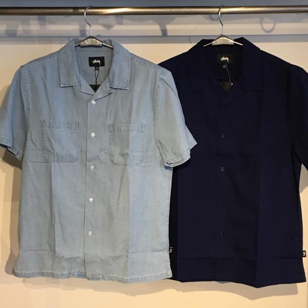 stussy open collar shirt