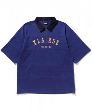 XLARGE RUGBY ZIP S/S SHIRT