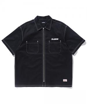 XLARGE STANDARD LOGO ZIP WORK SHIRT