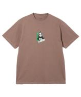 X-girl FACE AND LOGO S/S TEE