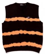 XLARGE TIE DYE STRIPED KNIT VEST