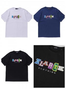 XLARGE S/S TEE MULTI COLOR COLLEGE LOGO