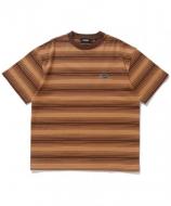 XLARGE EMBROIDERED STRIPED S/S TEE