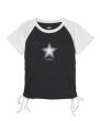 X-girl DOTTED STAR S/S RAGRAN BABY TOP