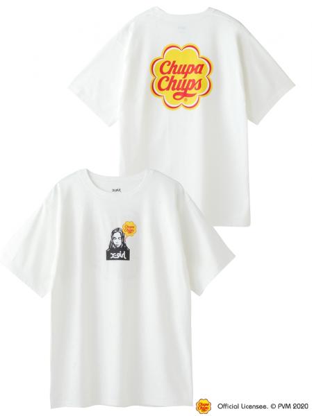 ☆お値下げ☆【新品・未使用】X-girl×chupa chups コラボTシャツ