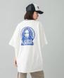 CIRCLE BACKGROUND FACE LOGO S/S BIG TEE DRESS