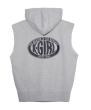 X-girl OVAL LOGO ZIP UP SWEAT VEST