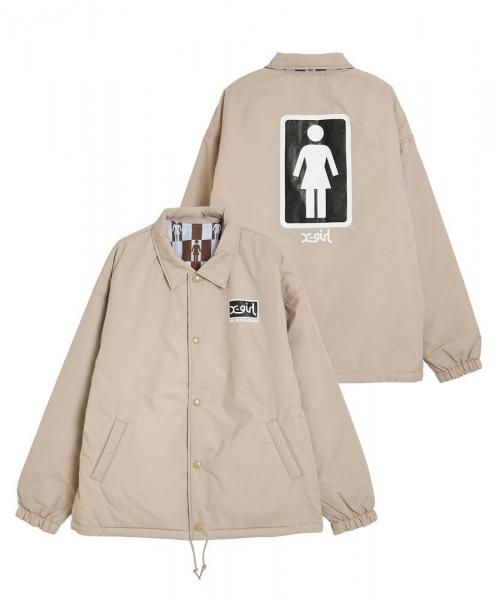 X-girl × GIRL SKATEBOARDS REVERSIBLE COACH JACKET | KENES