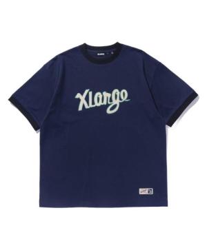 XLARGE RETRO SCRIPT LOGO RINGER S/S TEE