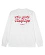 X-girl VINYL LIP FACE L/S TEE