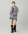 X-girl FACE PLAID L/S SHIRT