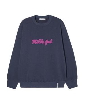 MILKFED. ICING LOGO BASIC SWEAT TOP