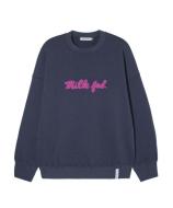 MILKFED. ICING LOGO BASIC SWEAT TOP