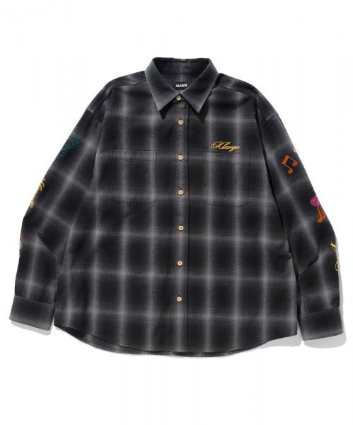 XLARGE RANDOM THINGS FLANNEL SHIRT | KENES