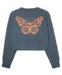 X-girl BUTTERFLY COMPACT KNIT TOP