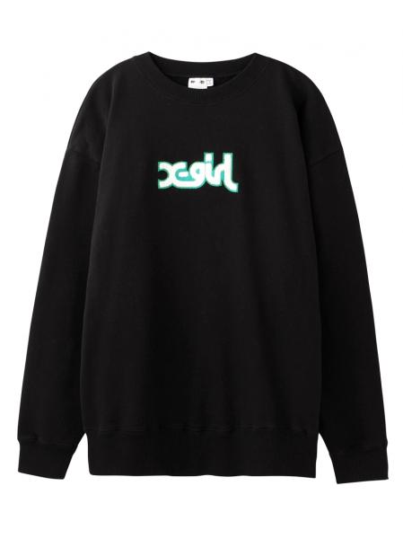 PATCHED MILLS LOGO CREW SWEAT TOP