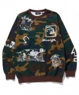 XLARGE CAMO CREW NECK SWEAT