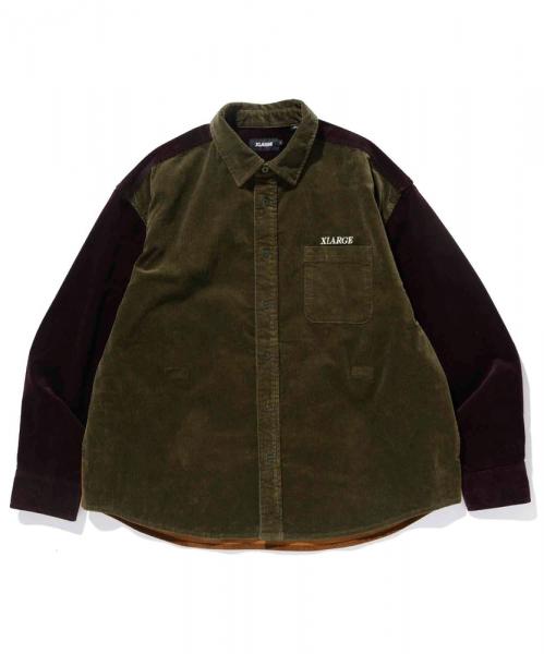 XLARGE PANELED CORDUROY L/S SHIRT | KENES