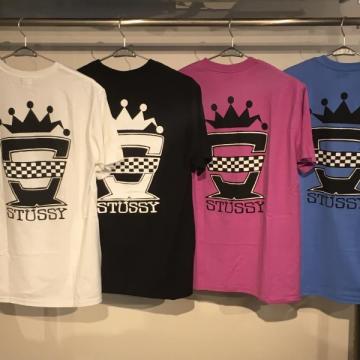 STUSSY CHECKERS TEE