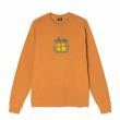 STUSSY S WREATH PIGMENT DYED LS TEE