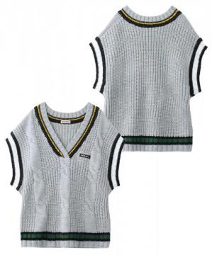 MILKFED. CABLE KNIT VEST