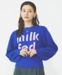 MILKFED LOGO KNIT TOP