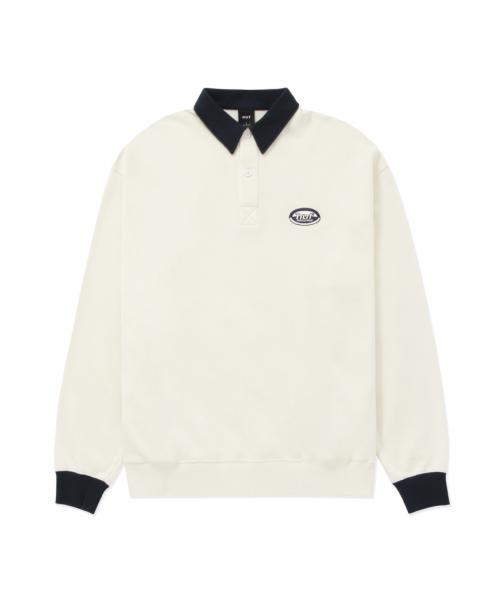 HUF ELLIPSE LOGO POLO FLEECE ホワイト - スウェット