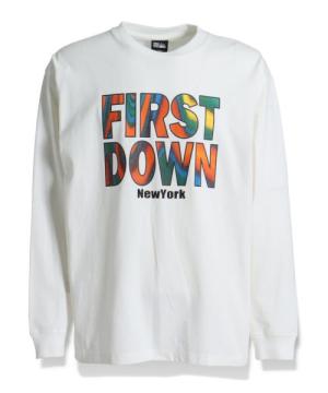 FIRST DOWN MARBLE L/S T